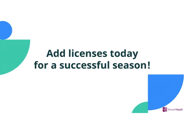 Video Seasonal Licenses With Smartvault